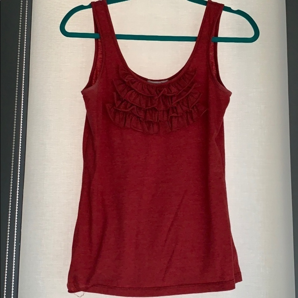Women's Delia’s Tank Top with Ruffles Medium - Picture 6 of 6